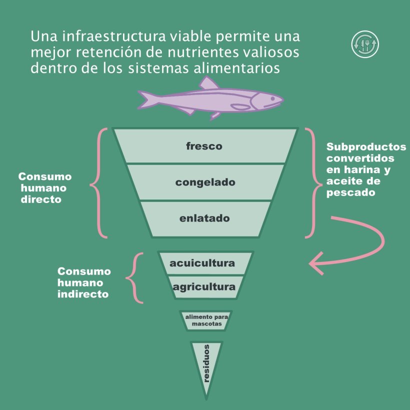 Una infraestructura viable permite una mejor retención de nutrientes valiosos dentro de los sistemas alimentarios