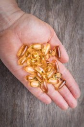 Fish oil capsules